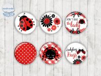 Motiv-Cabochons 1821 10mm (12 Stk)